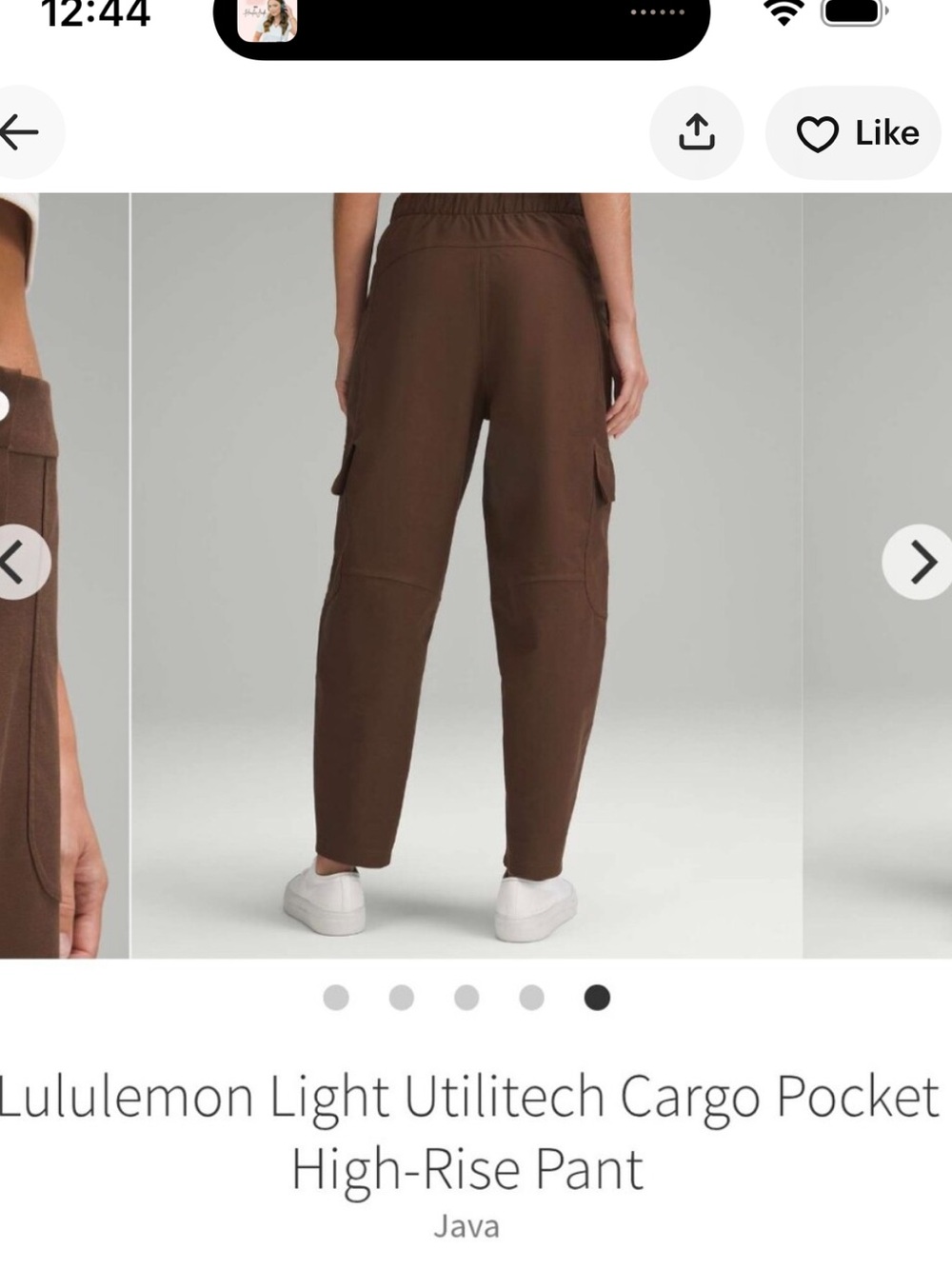 lululemon athletica lightweight utilitech cargo pants - Picture 3 of 6